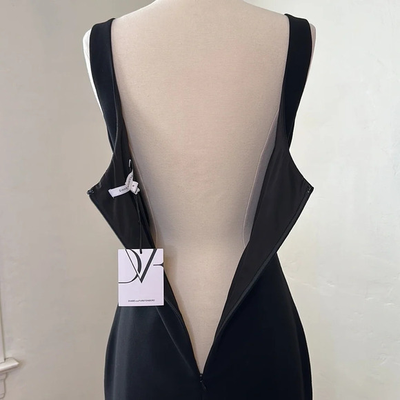 Diane von Furstenberg Leopard Print Arianna Dress Chic Modern Office Look NWT - Picture 8 of 15